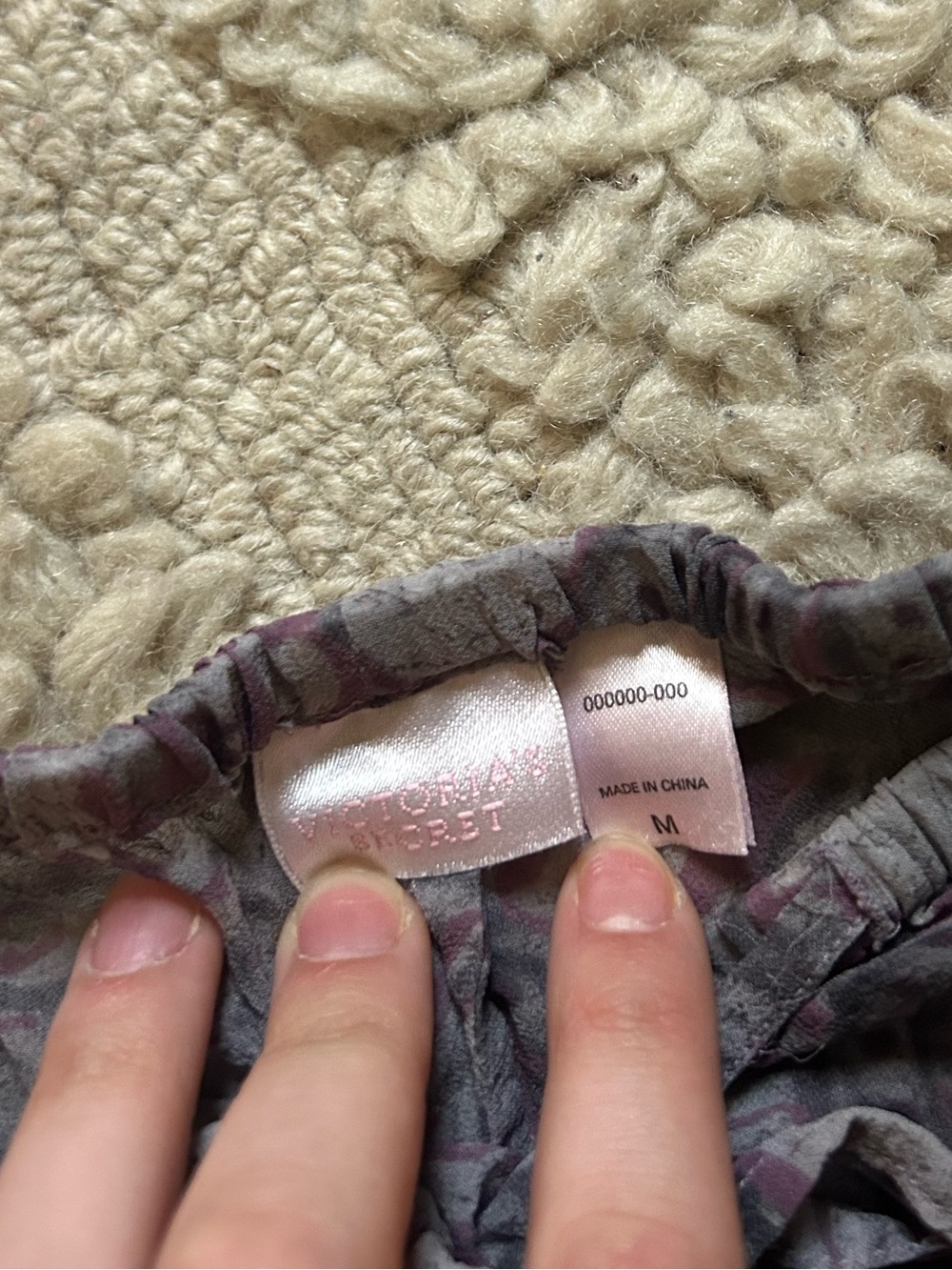 Victoria's Secret Purple Vintage Silk Pants
